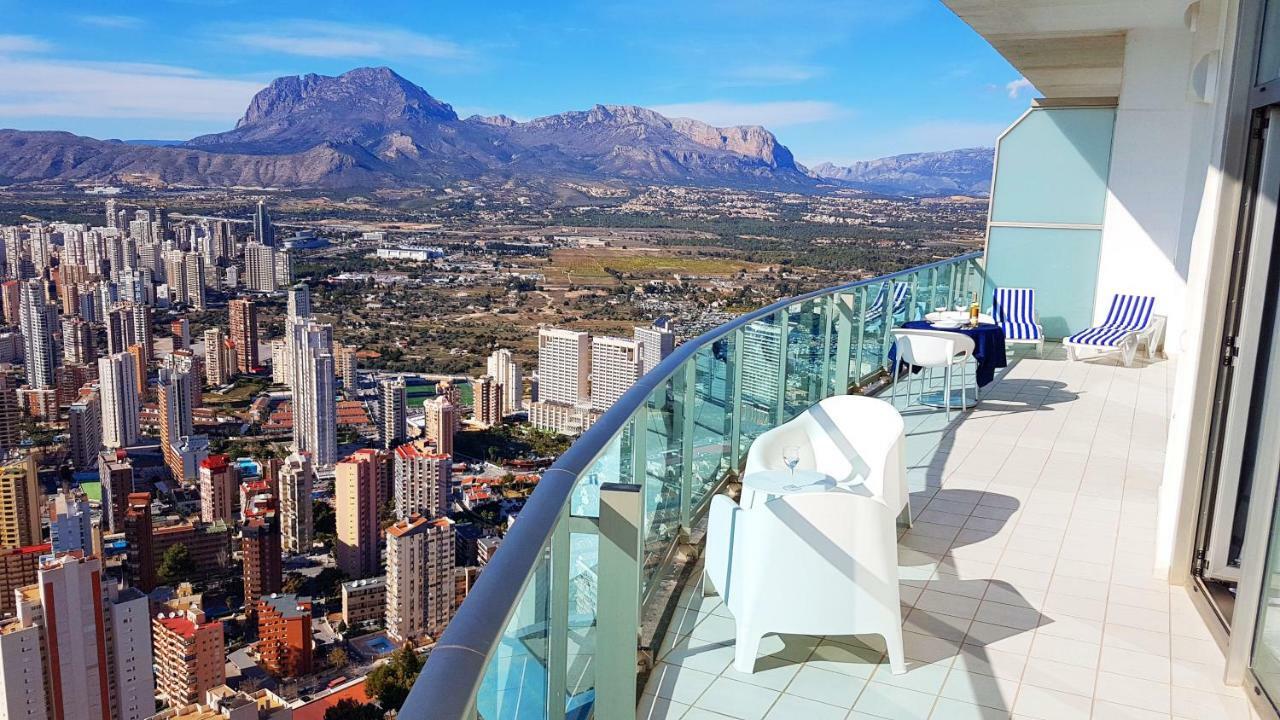Luxury Apartment On The 40Th Floor With Amazing Views Benidorm Extérieur photo